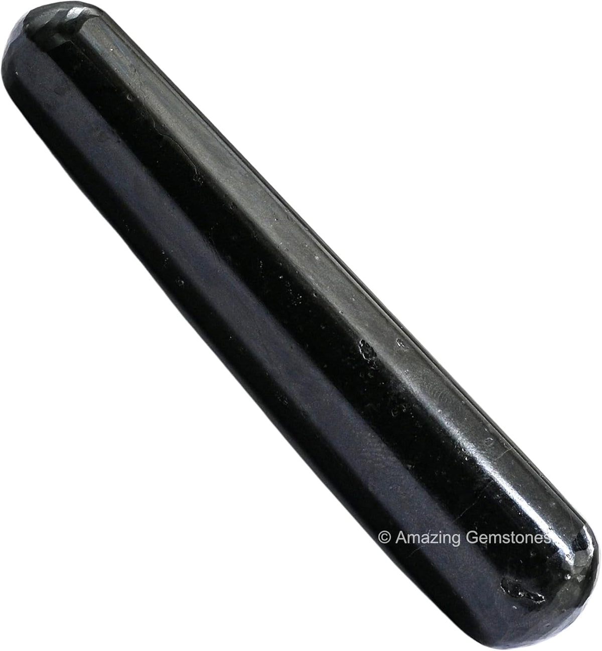 Amazing Gemstone Black Tourmaline Crystal Wand Massage Stick - Pelvic Wand Gua Sha for Adults