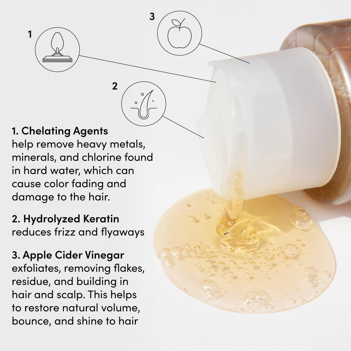 OUAI Detox Shampoo Refill - Clarifying Shampoo for Build Up, Dirt, Oil, Product and Hard Water