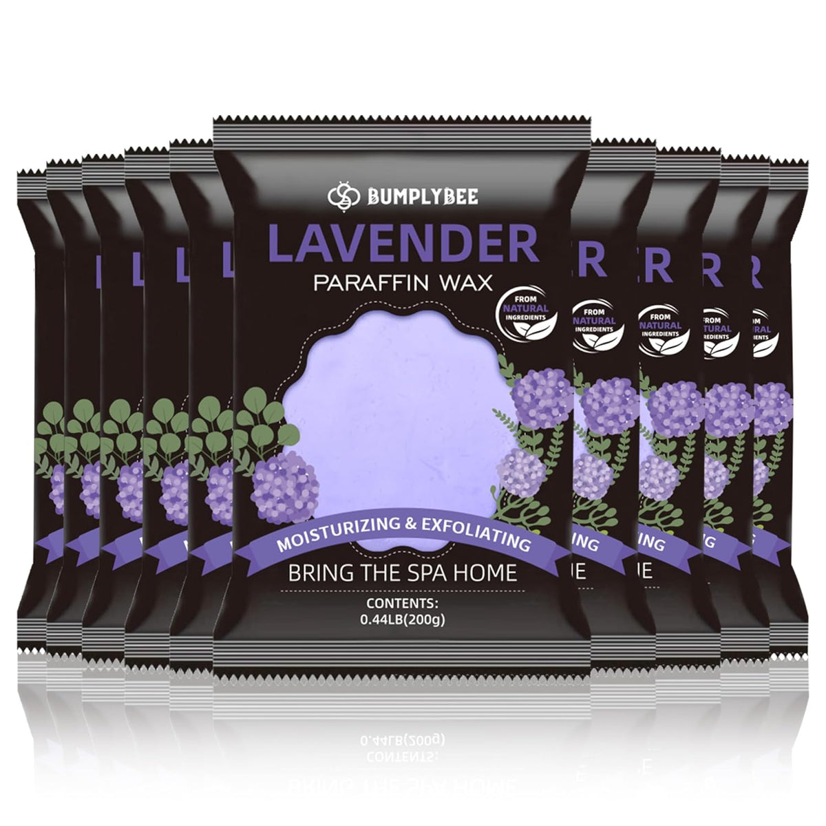 Paraffin Wax for Hand and Feet, 10 Pack Lavender Paraffin Wax Refills for Paraffin Wax Machine