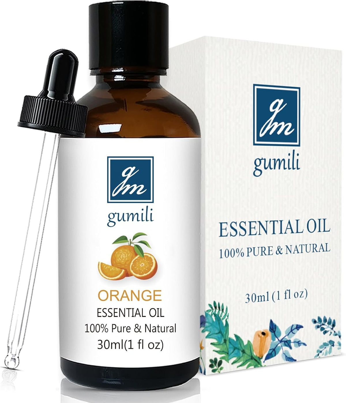 Orange Essential Oil 1 Oz – 100% Pure Sweet Orange Oil for Diffuser, Skin, Body, Spray, Massage &
