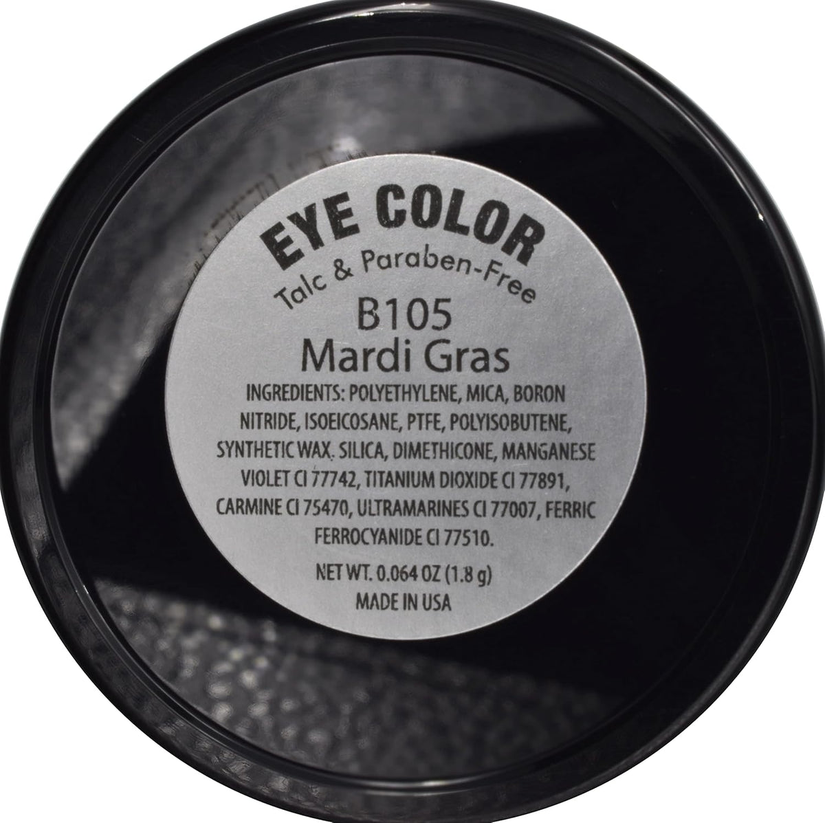 Mardi Gras Shimmering Purple Pink Violet Pressed Powder Single Vegan Eyeshadow; Talc, Paraben &