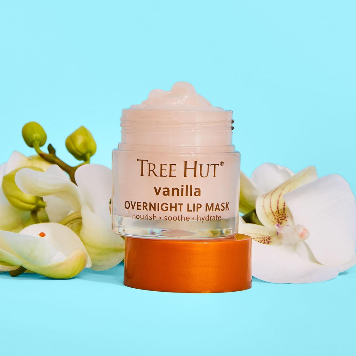 Tree Hut Vanilla Overnight Lip Mask | Leave on Overnight & Wake up to Soft, Hydrated Lips | Elevate