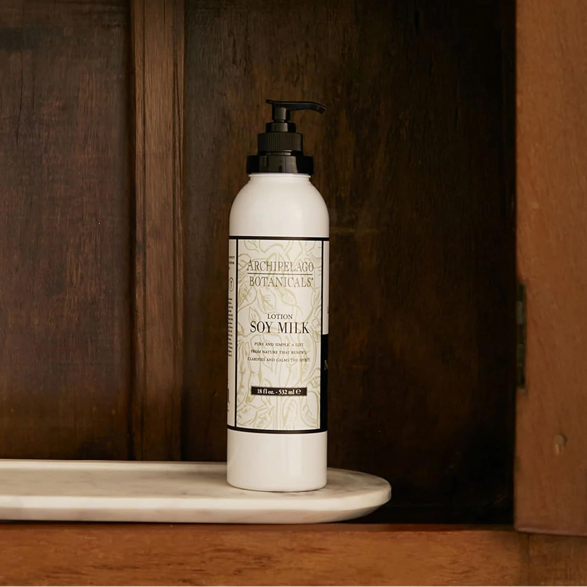 Archipelago Botanicals Soy Milk Lotion for Rehydration and Regeneration, Soy Body Lotion and