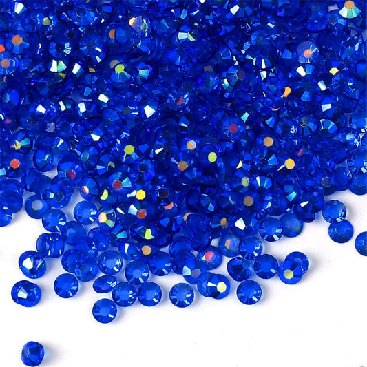 1000 Pieces SS20 5mm Flatback Rhinestones AB Clear Round Gems Crystals for Nail Art DIY Crafts