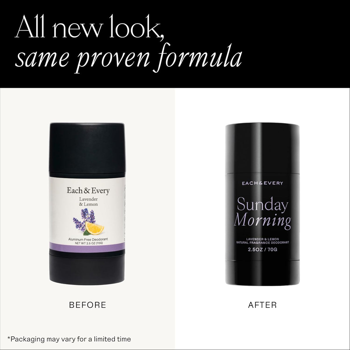 Each & Every Aluminum Free Deodorant for Women & Men - All Natural Deodorant for Sensitive Skin