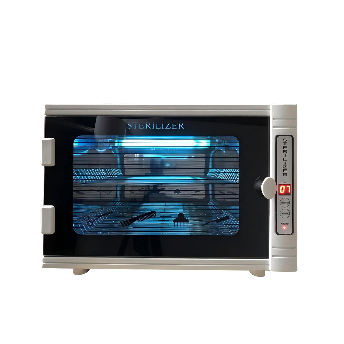Nail Tool Sterilizers UV 12L Lighting Autoclave Machine for Labs, Salons & Home