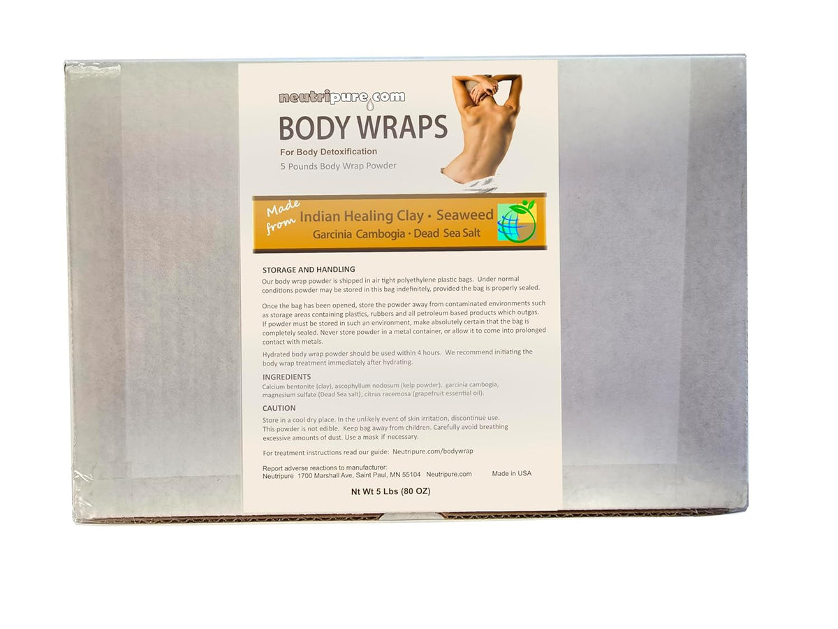 Neutripure SPA Formula Body Wrap Bulk 5 Pounds: Seaweed, Healing Clay, Garcinia Cambogia, and Dead