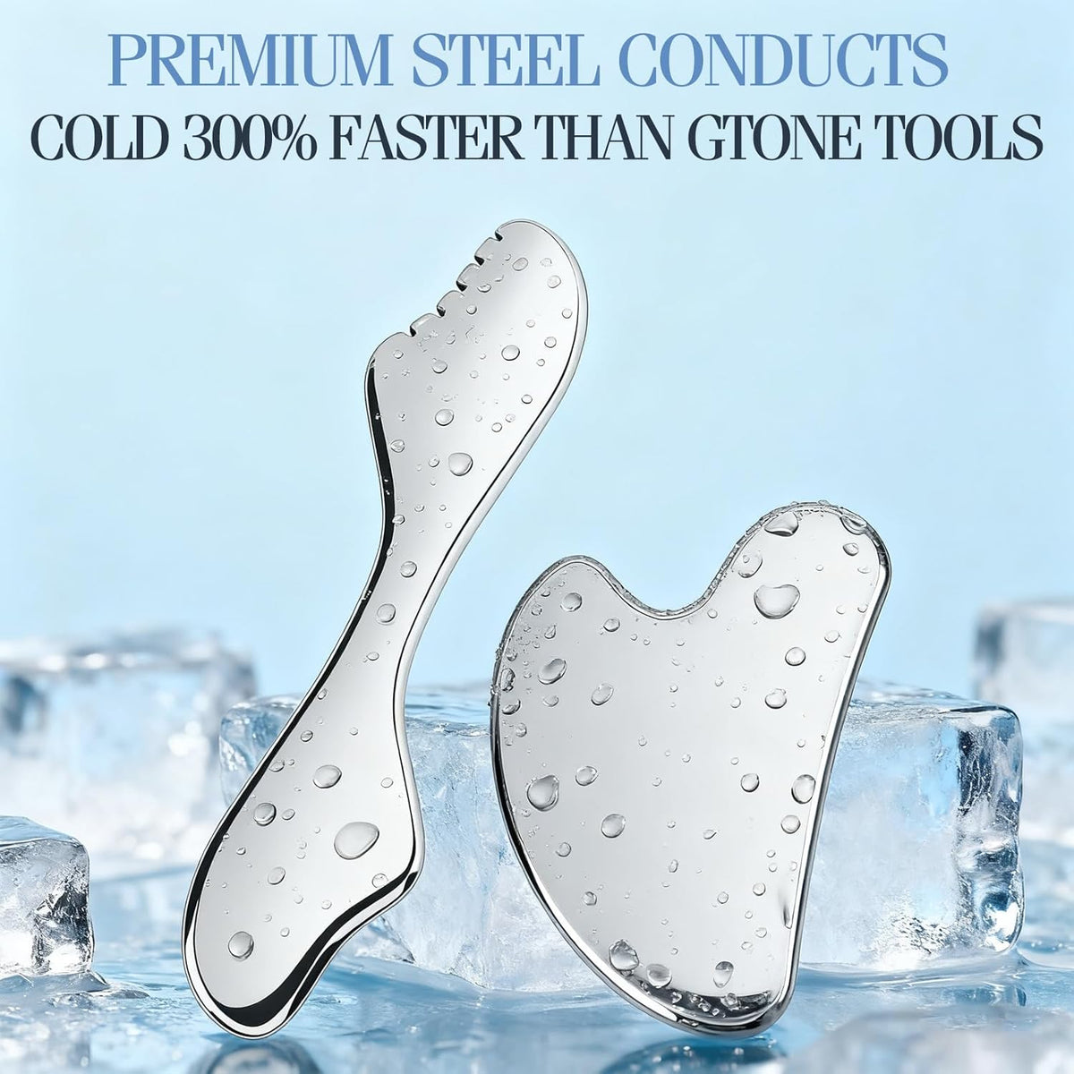 Gua Sha Facial Tools,Guasha Massage Tool for Face&Body, Manual Massage Tool for Lymphatic Drainage