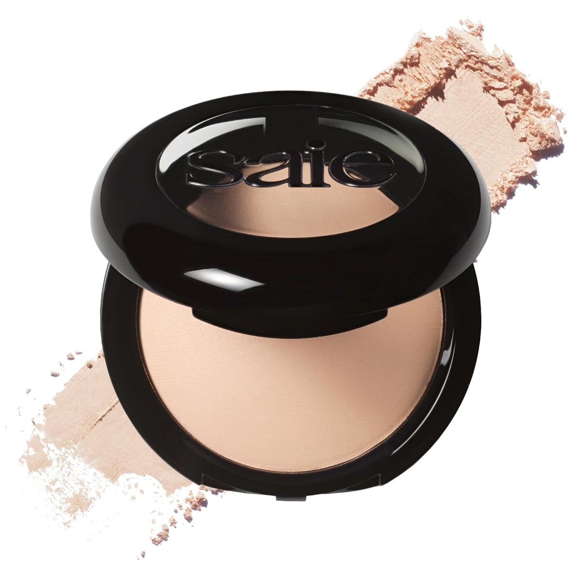 Saie Slip Tint Baked Setting Powder - Translucent Powder for Face Makeup with a Natural-Radiant