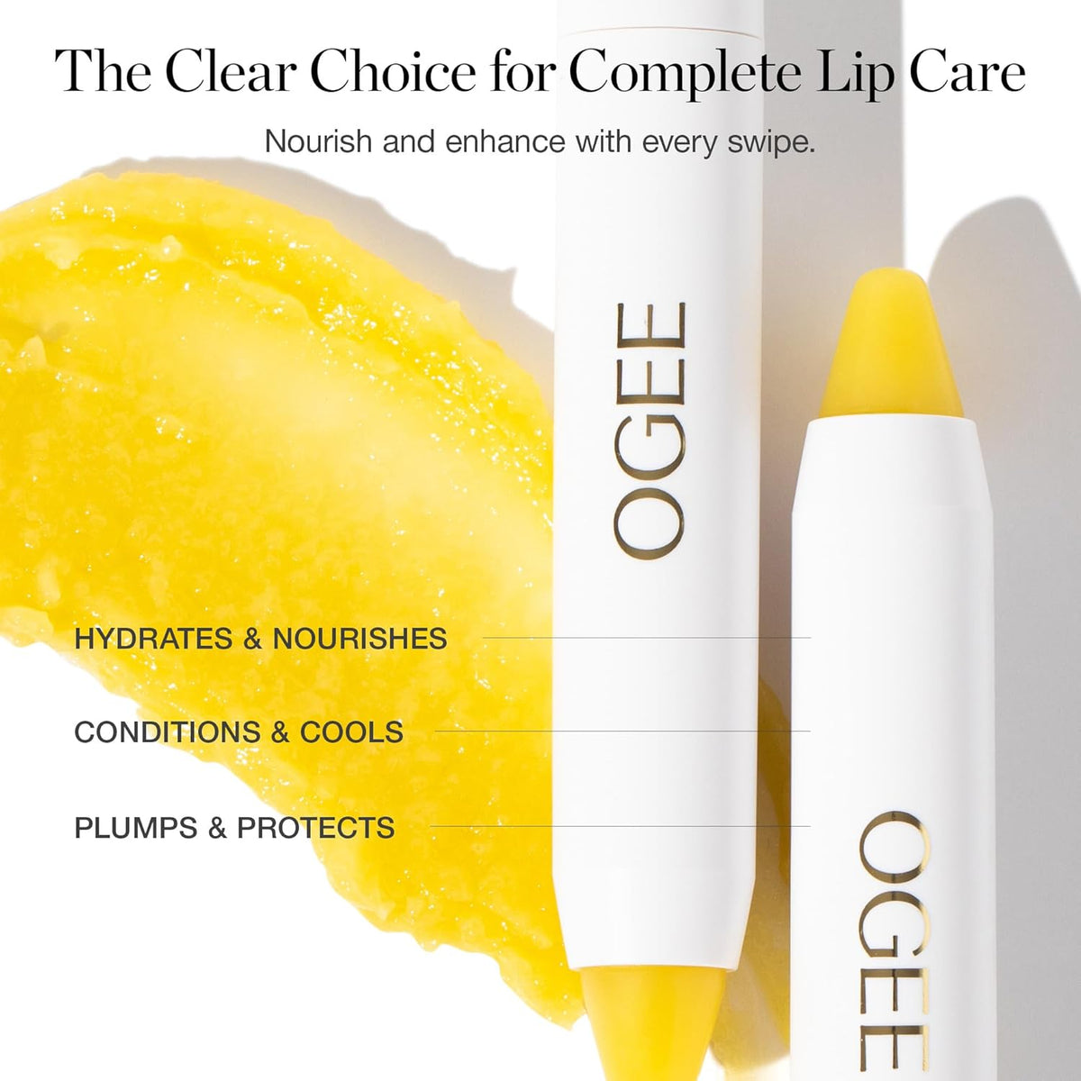Ogee Sculpted Lip Oil - Lip Stain Made with 100% Organic Coconut Oil, Jojoba Oil, and Vitamin E