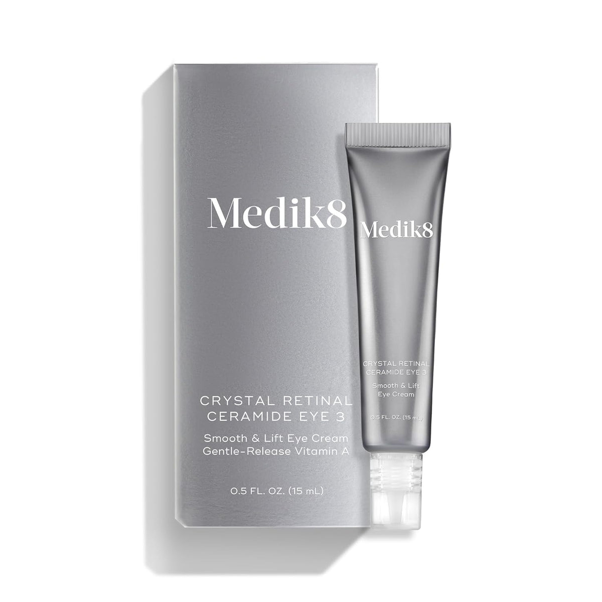 Medik8 Crystal Retinal Ceramide Eye 3 - Gentle Vitamin A Eye Cream - Reduces Appearance of Wrinkles