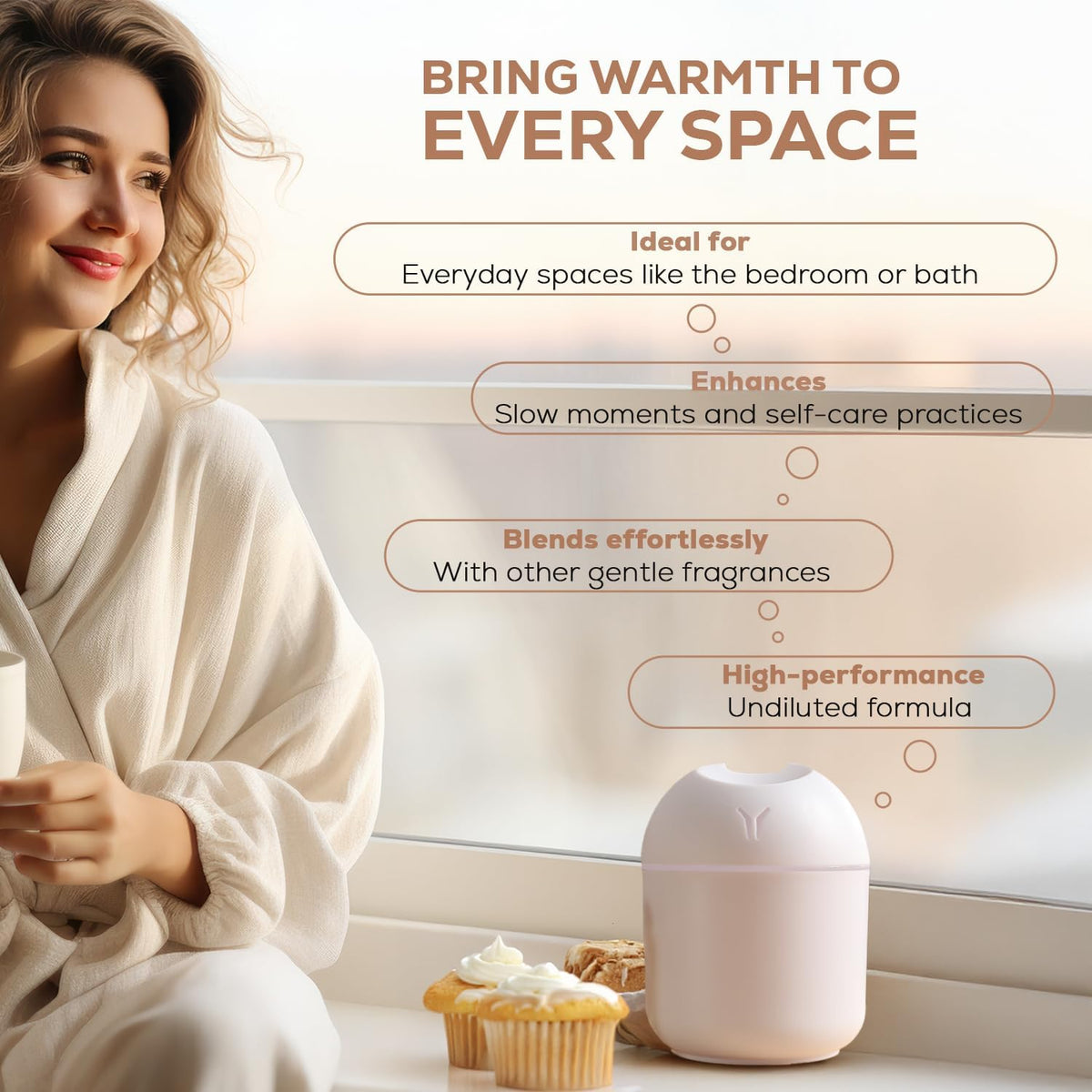 Aroma Country Whipped Vanilla Diffuser Oil - Luxury Essential Oils for Diffuser Refill & Air