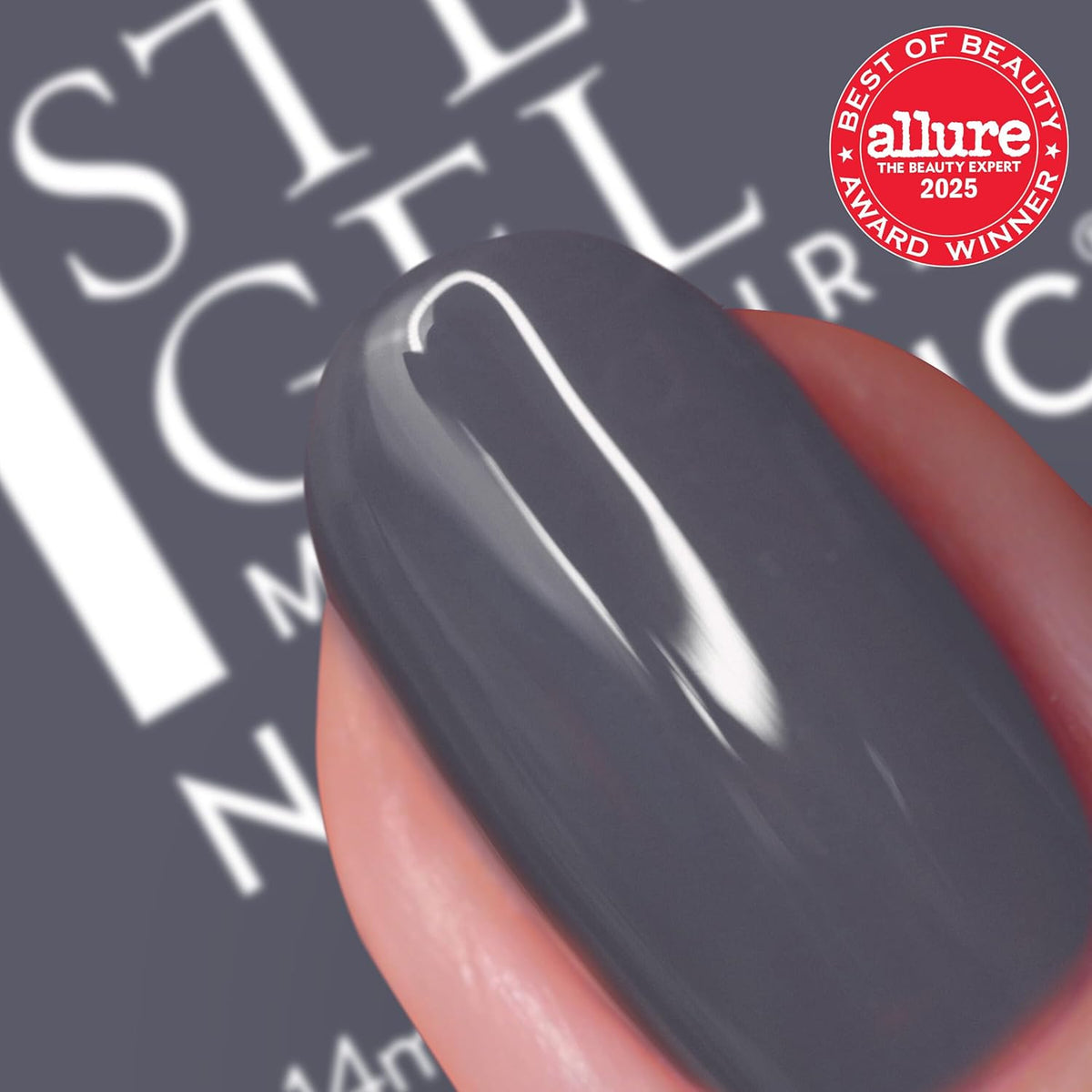 Nails Inc It's Topless Gel-Like Nail Polish, 4-in-1 Base Coat, Treatment, Color & Top Coat, Long