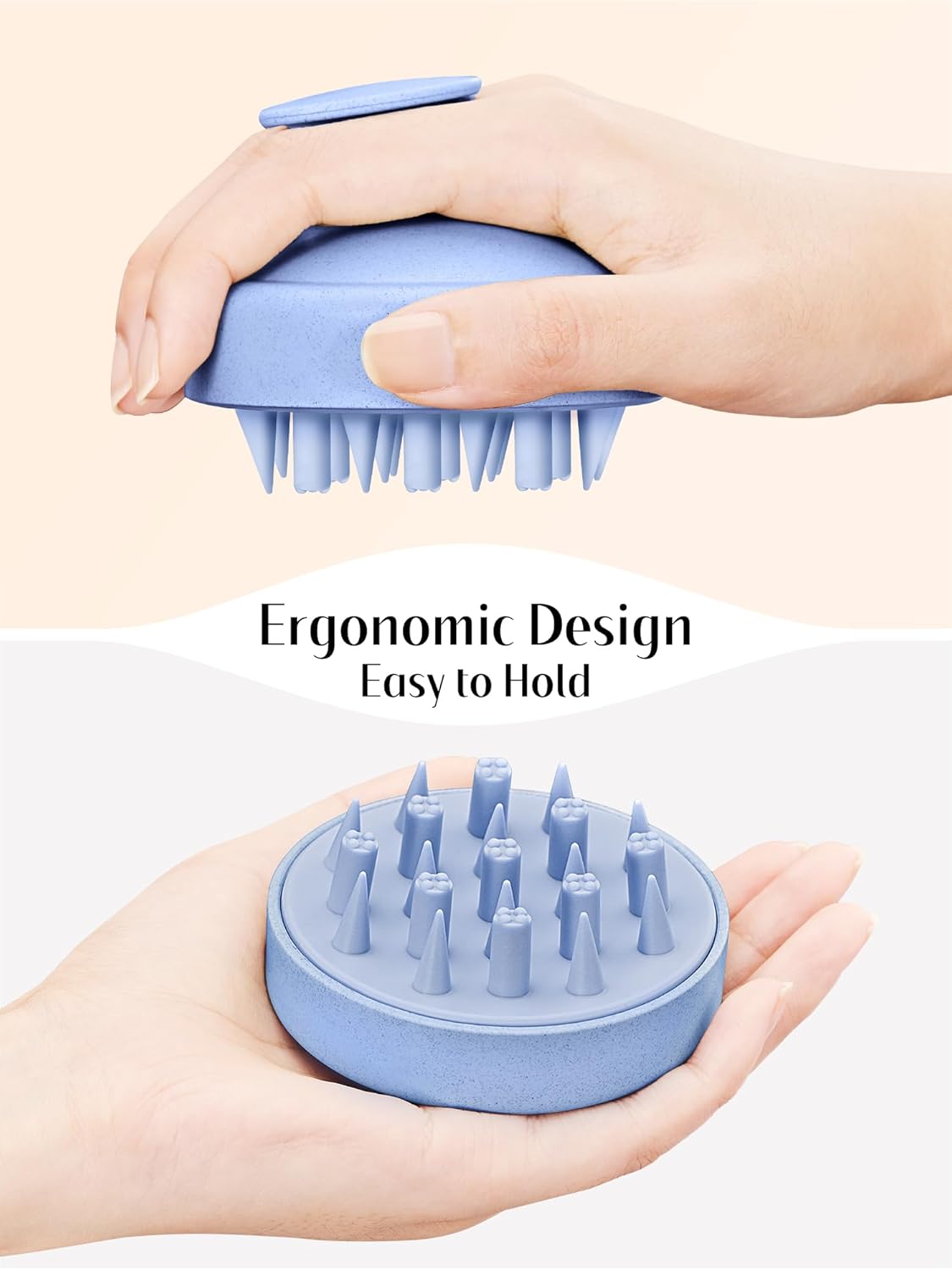 HEETA Hair Scalp Massager for Hair Growth, Shampoo Brush, Scalp Scrubber Exfoliator with Soft
