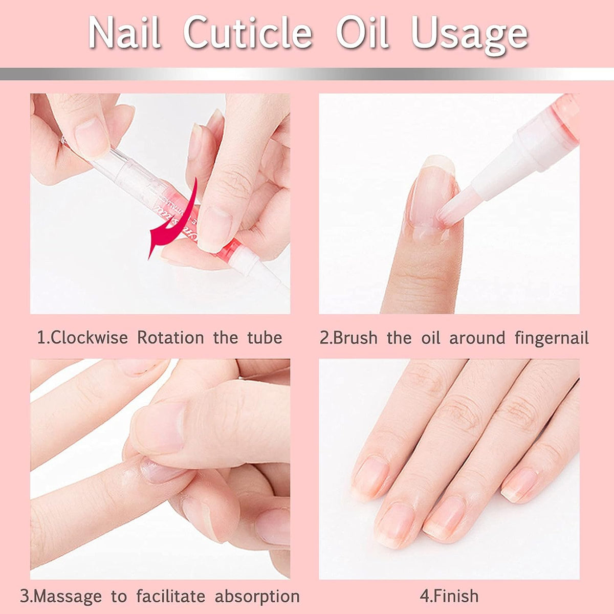 Nail Cuticle Oil Pen 18 Scents Gel Nail Oil Pen Nourishment Polish With Vitamins Moisturized