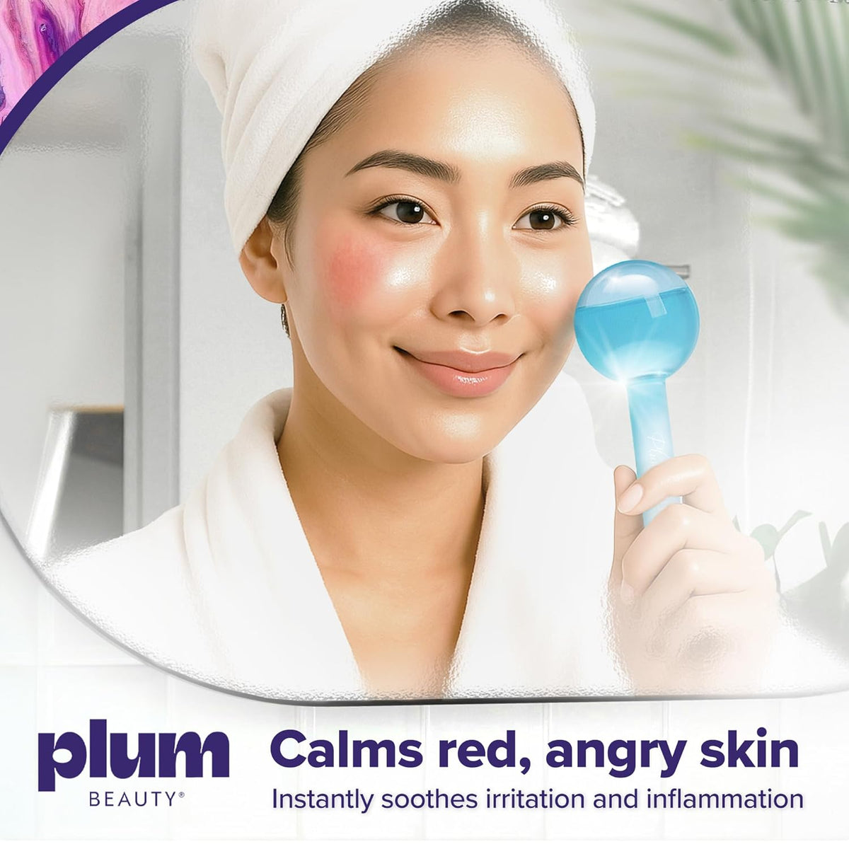 Facial Ice Globes - Cooling Massage Tools for Refreshing Skincare Routine, Enhances Self Care