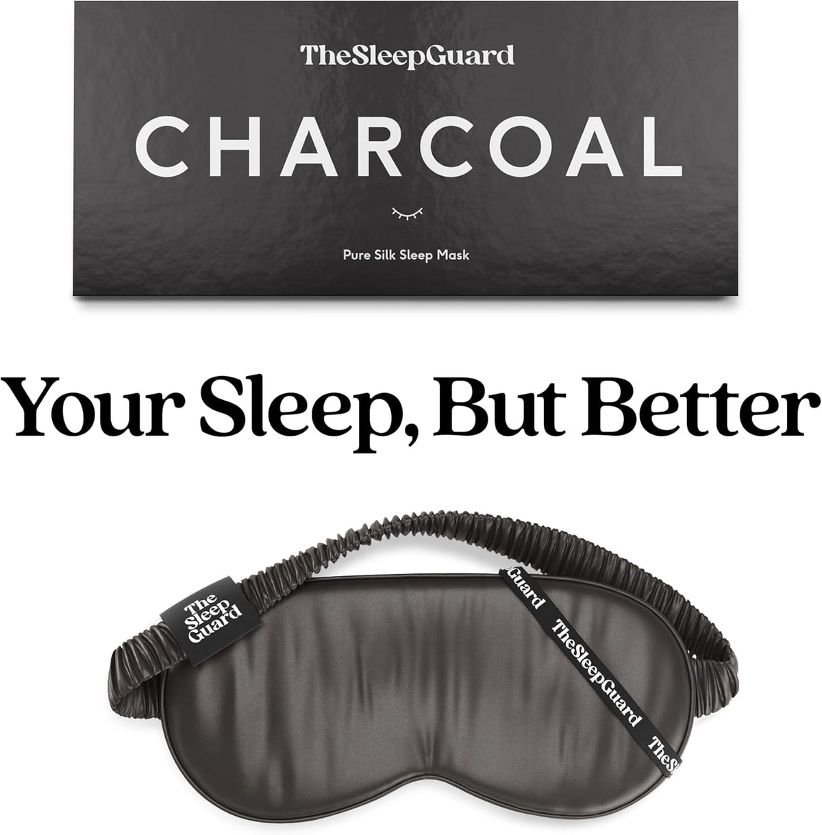 Pure Silk Sleep Mask [100% 6A Mulberry Silk, 22 Momme] Light Blocking Travel Essentials. Eye Masks