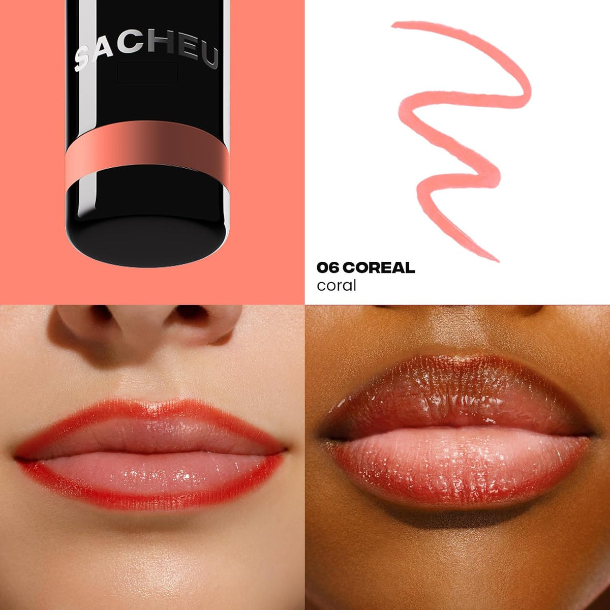 Sacheu Lip Liner STAY-N Peel Off Lip Stain — Long Lasting Matte Lip Tattoo Transfer Proof Lipstain