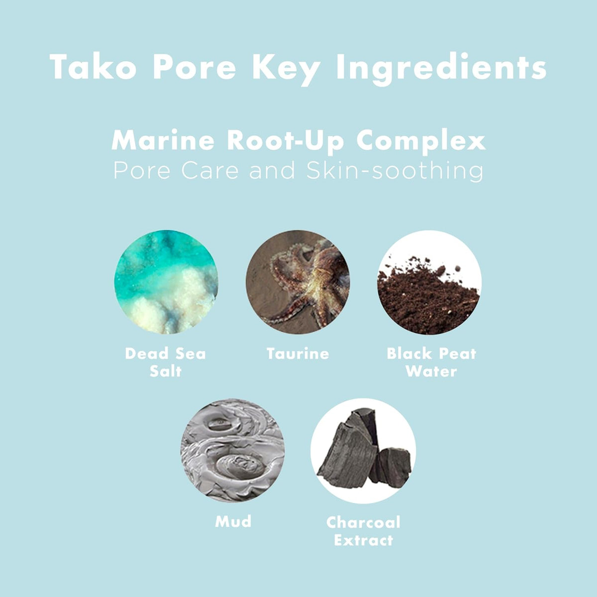 TONYMOLY Tako Pore Blackhead Remover Scrub Stick Charcoal & Dead Sea Salt Exfoliator for