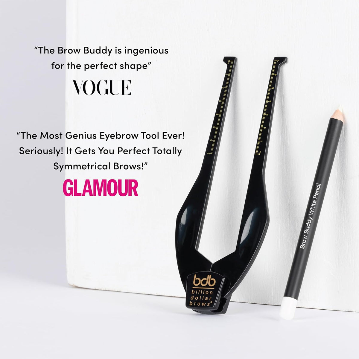 Billion Dollar Brows 2-Piece Brow Buddy Contour Stencil Microblading Kit – Achieve Symmetrical