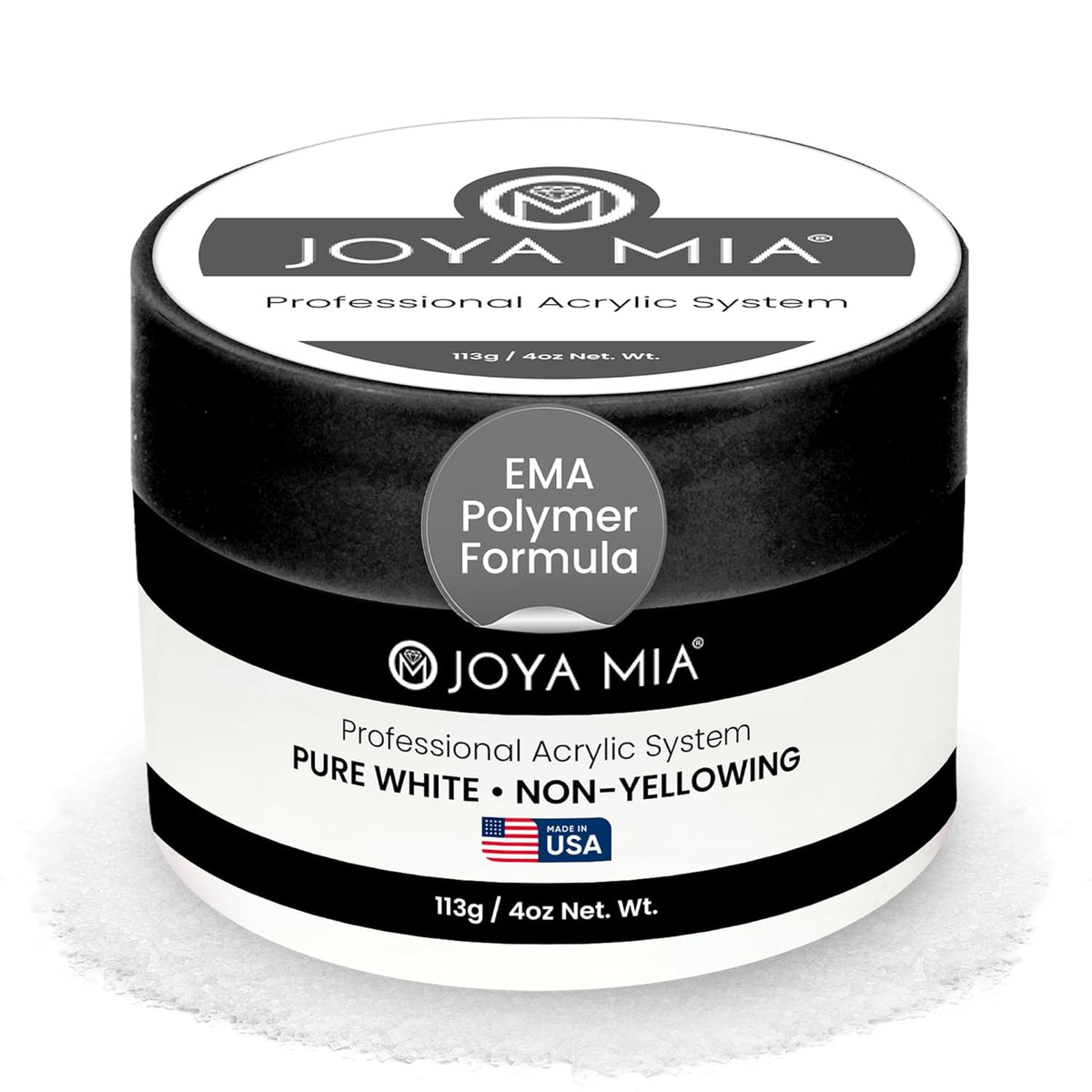 Joya Mia Acrylic Powder for Nails, MMA-Free, Super Adhesion Professional Powder for Flawless &