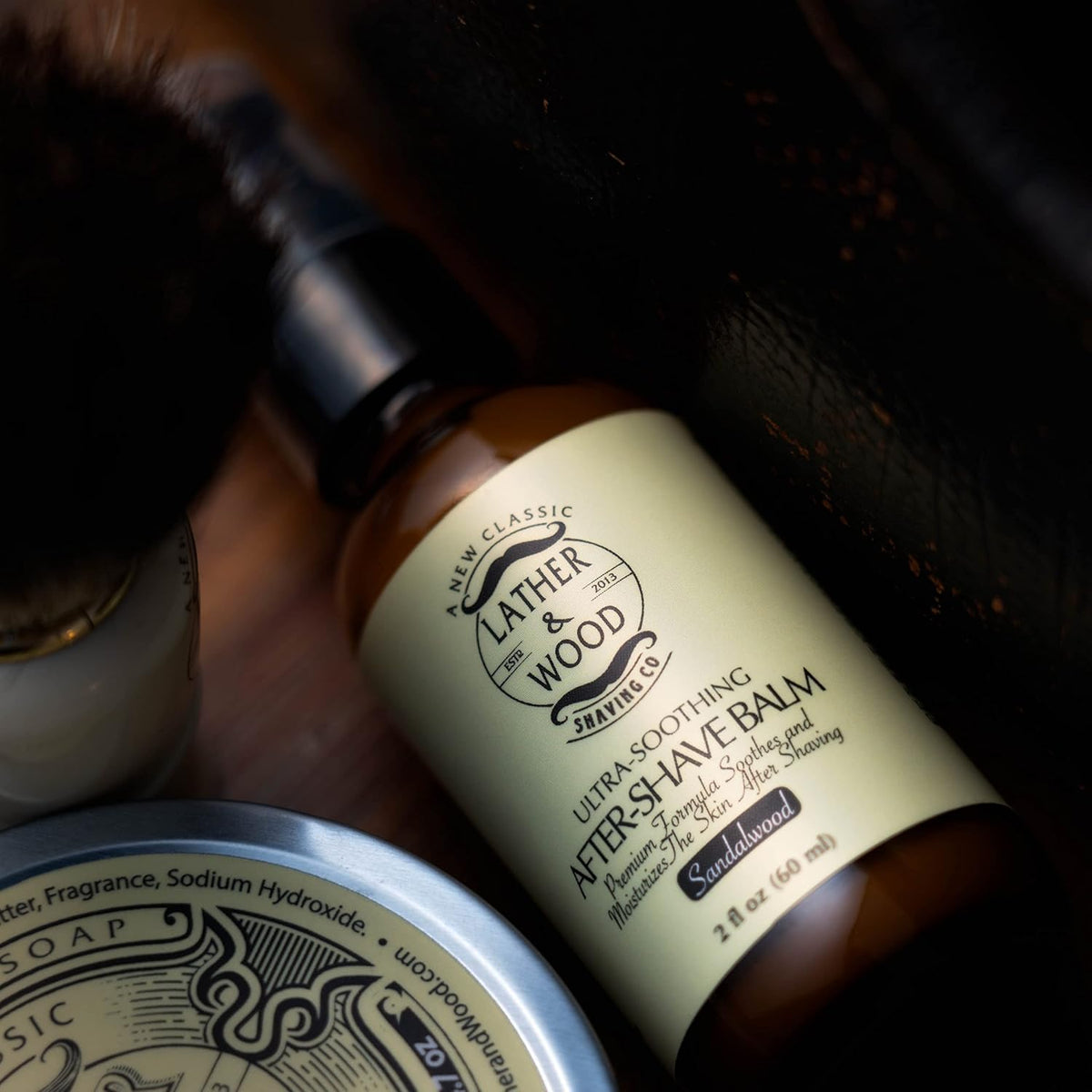 Best After-shave Balm, Sandalwood Scent, Premium Aftershave Lotion, Soothes and Moisturizes Face