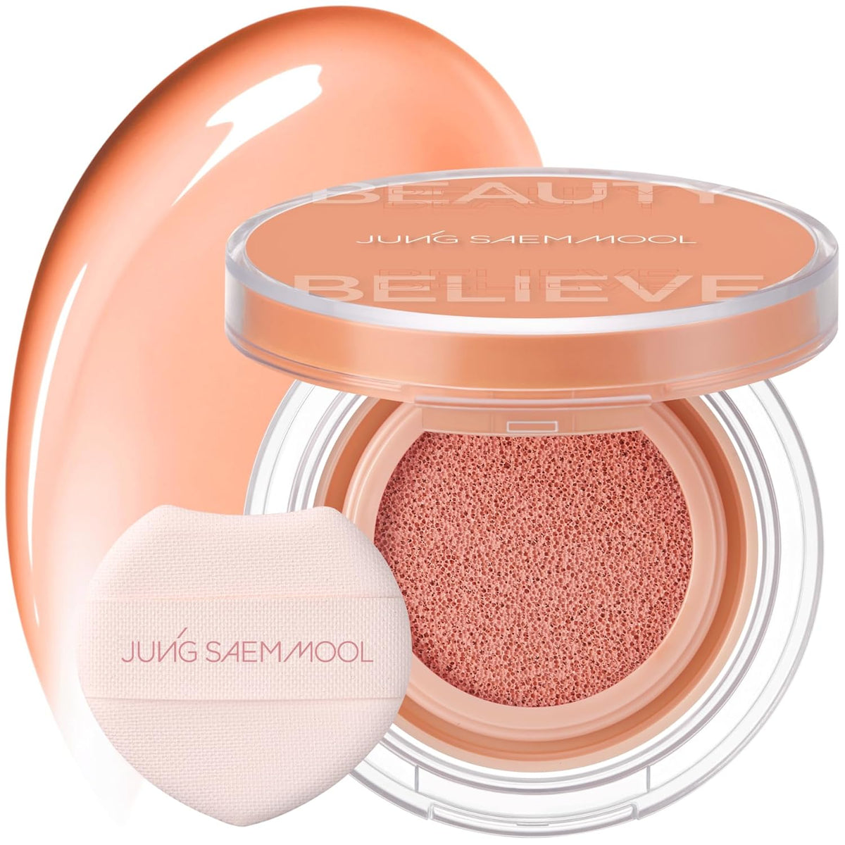 JUNGSAEMMOOL Artist Cushion Blush (Peach Nectar) | Easy to Blend, Lightweight, Hydrating Korean