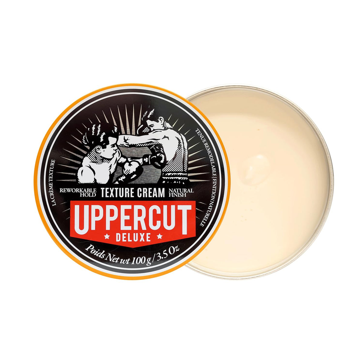 UPPERCUT DELUXE Texture Cream –Flexible, Reworkable Styling Cream for Men – Natural Matte Finish