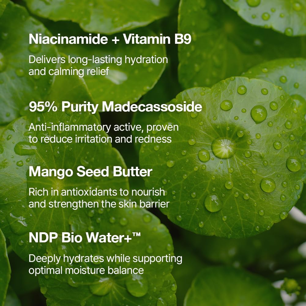 NDP Vitamin B9 Tone-up Cream, Silicone Free Face Primer for Pore Minimizing, 95% Pure Cica Extract