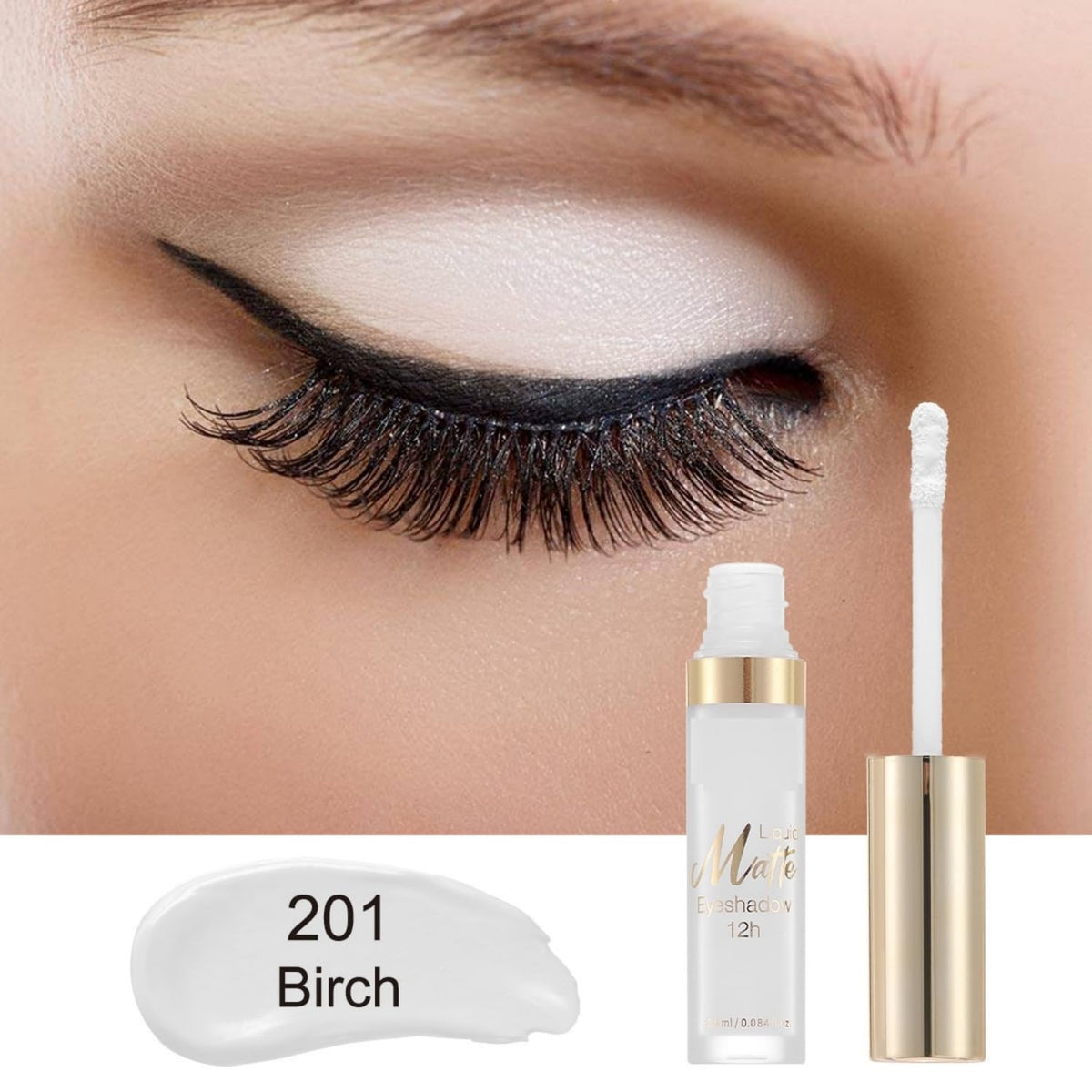 MAEPEOR Matte Liquid Eyeshadow 10 Colors Naked Smooth Creamy Eyeshadow Long Lasting and Waterproof