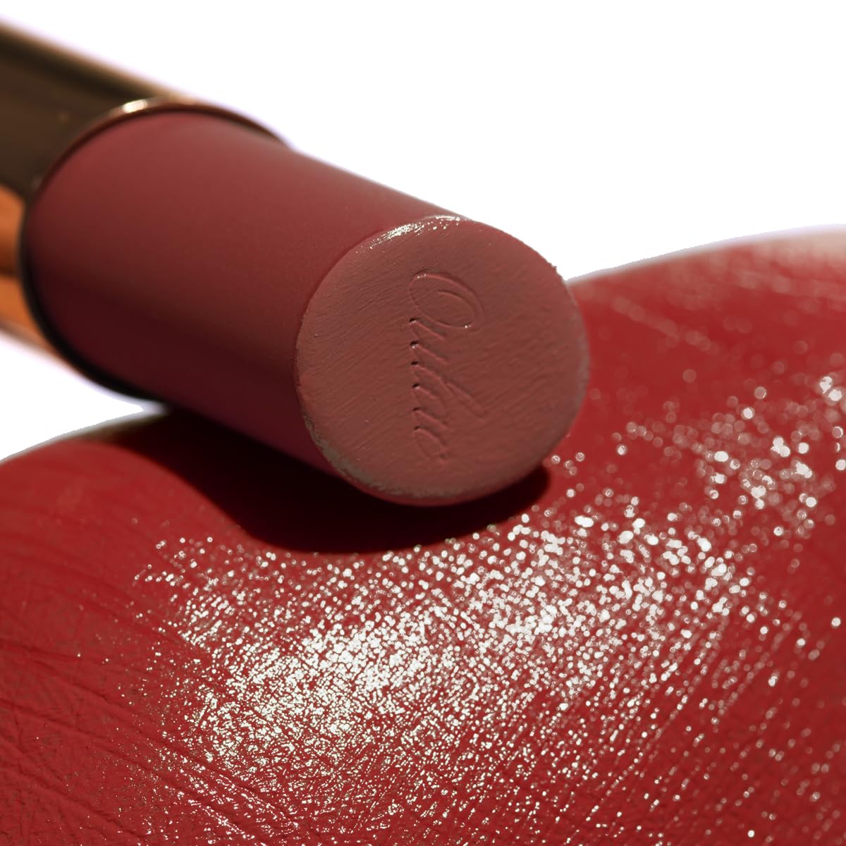 Oulac Color Rich Satin Lipstick - Red Brown Full Coverage Lip Color, Creamy Silky-Smooth