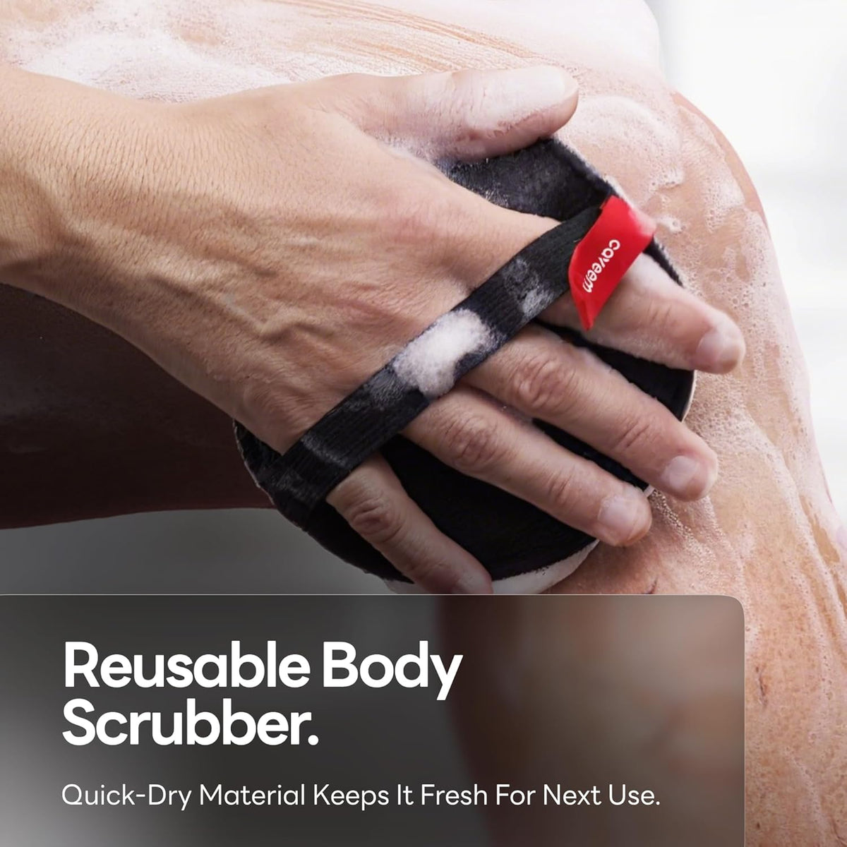 Exfoliating Body Scrubber, Bath and Body Scrub Buffer, Body Exfoliator for Remove Dead Skin, Gentle