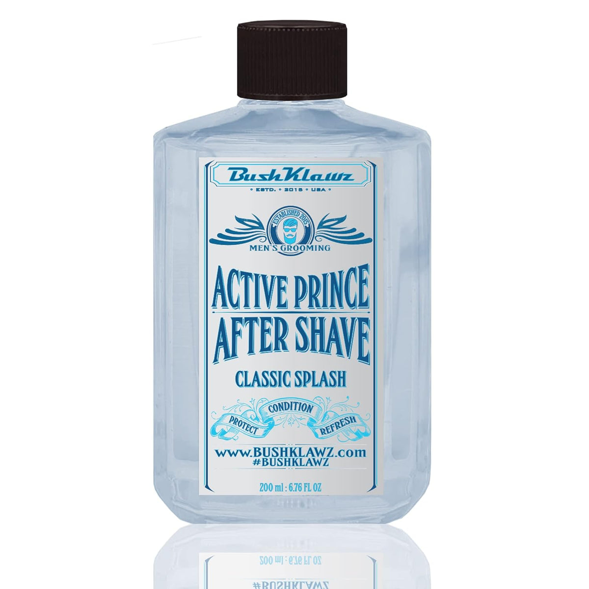 Classic Refreshing Cooling Soothing Barbershop After Shave Lotion Balm Toner Splash Active Prince
