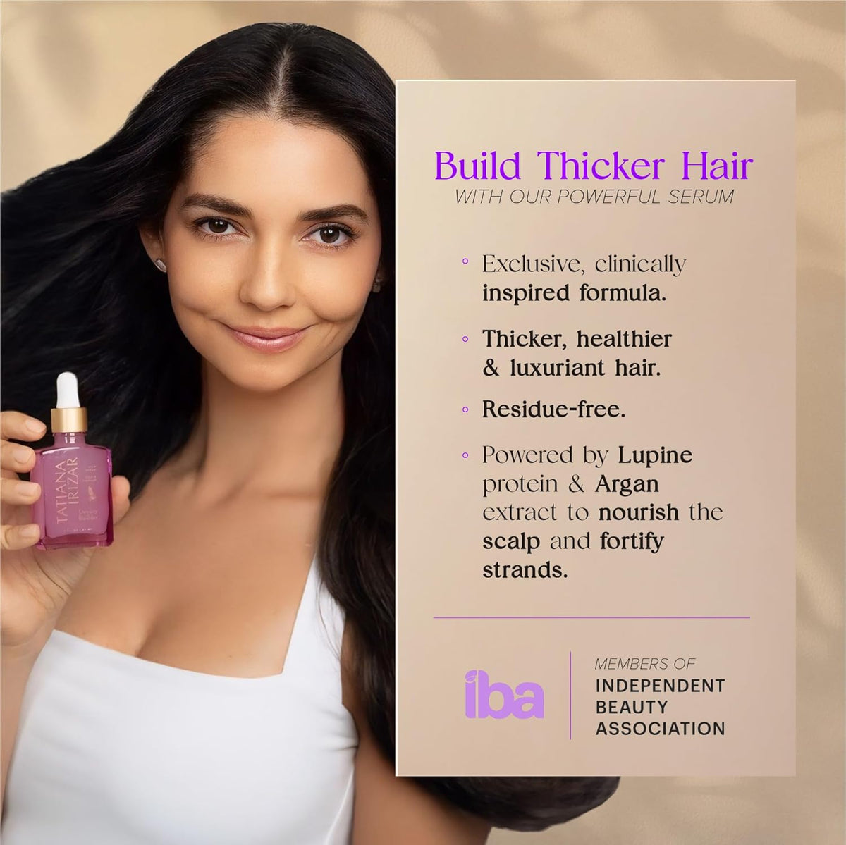 Hair Thickening Serum - Hair Density Serum Builder for Women Made in USA 30ml - Clinically Proven