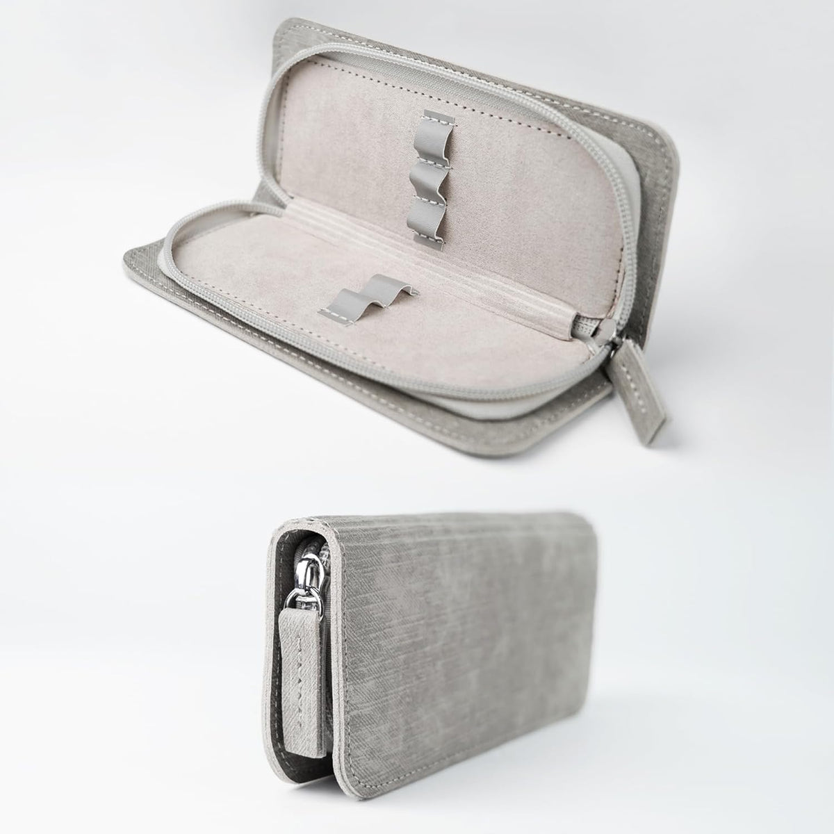 Lash Tweezers Organizer, Eyelash Extension Tweezers Bag, Soft PU 5 Positions Portable Dustproof