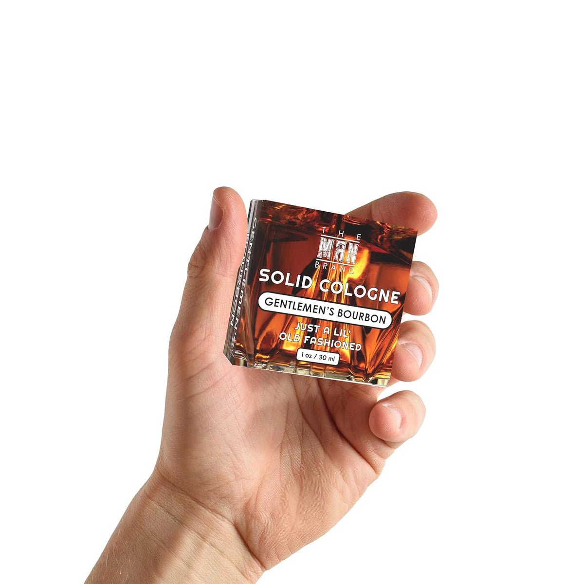 Solid Cologne Men's Gentlemen's Bourbon Scent, Wax Bourbon Cologne for men, Solid Perfume with
