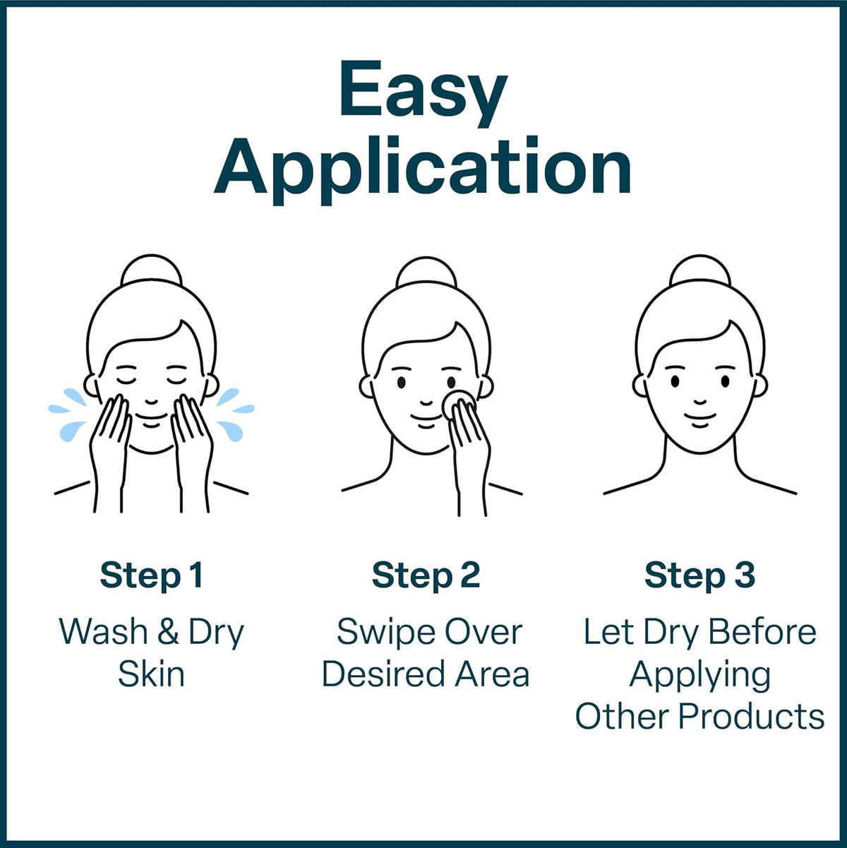 Pore Refining Toner Pads with Salicylic Acid and Niacinamide in a Witch Hazel Solution - With