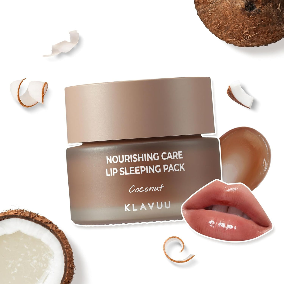 Klavuu Lip Mask Sleeping Pack (0.7oz) – Overnight Deep Hydrating Korean Lip Balm Treatment for Very