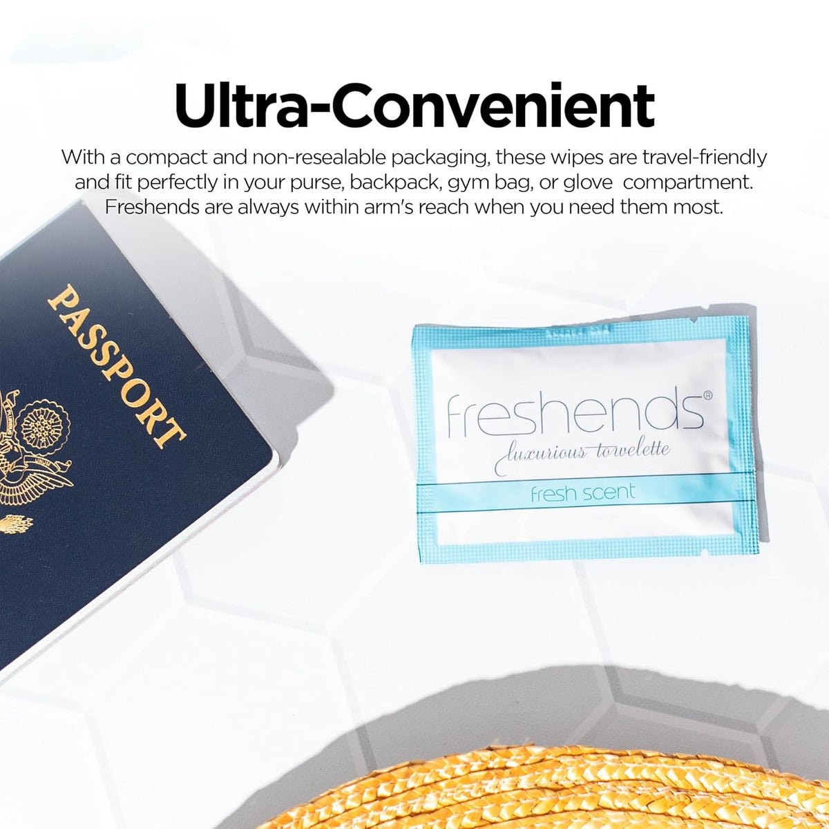 Freshends Flushable Individually Wrapped Wipes – Guest Bathroom Essentials for Weddings