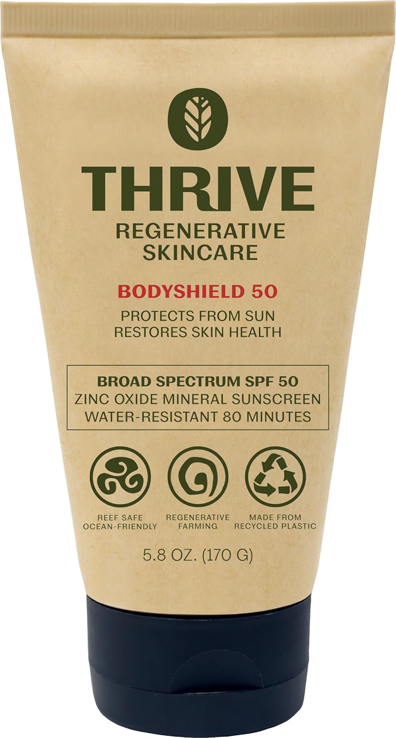 Thrive Natural Care Reef Safe Sunscreen SPF50 - Hawaii 104 Reef Act Compliant - Mineral Sunscreen