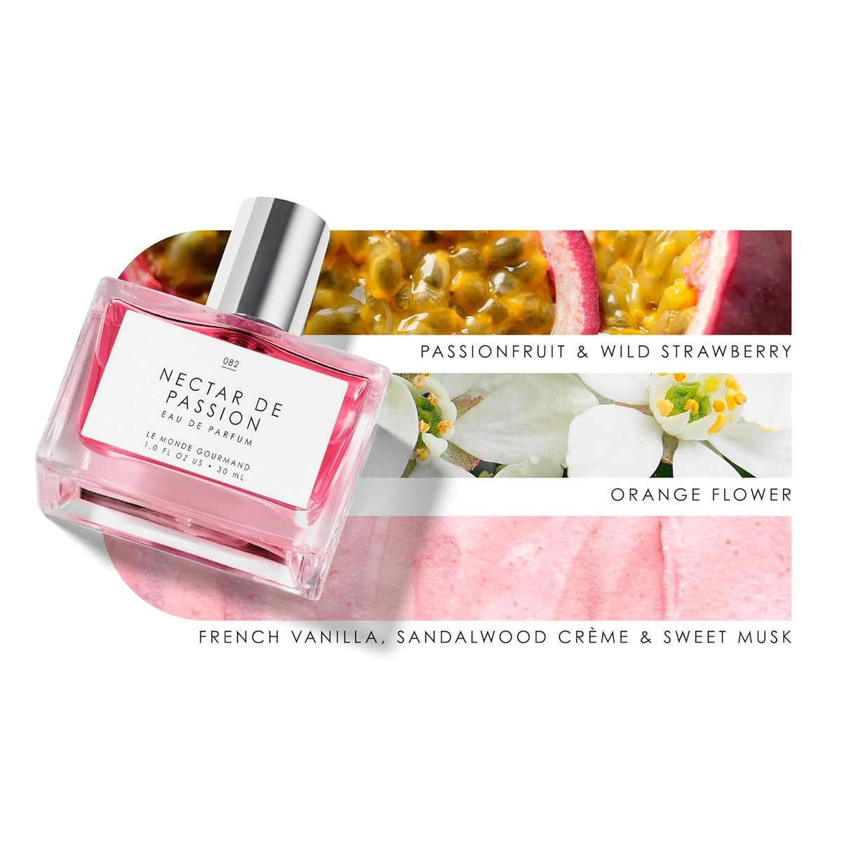 Le Monde Gourmand Nectar de Passion Eau de Parfum, 1 fl oz (30 ml), Full-Sized Perfume, Fragrance