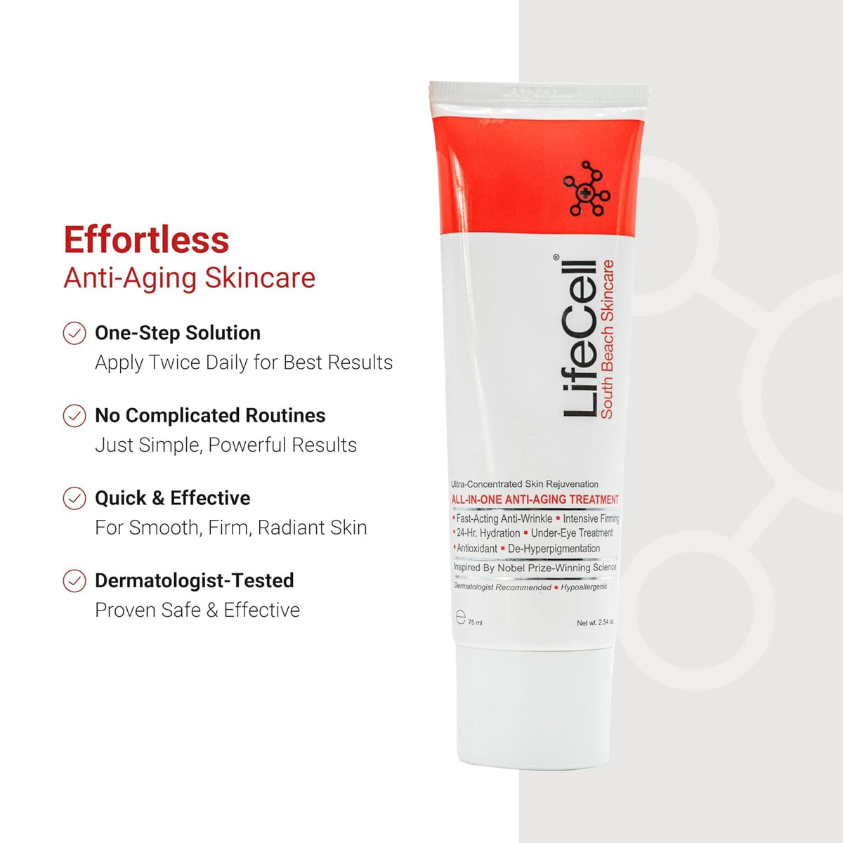 LifeCell All In One Anti-Aging Cream – Reduces Wrinkles, Fine Lines, Dark Circles & Sun Damage