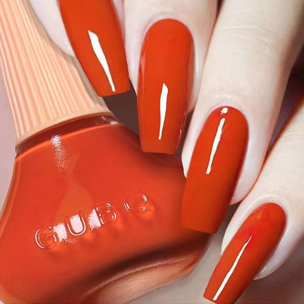 Major Dijit Quick Dry Nail Polish Pumpkin Orange Summer Nail Lacquer for Nail Art Cruelty-Free