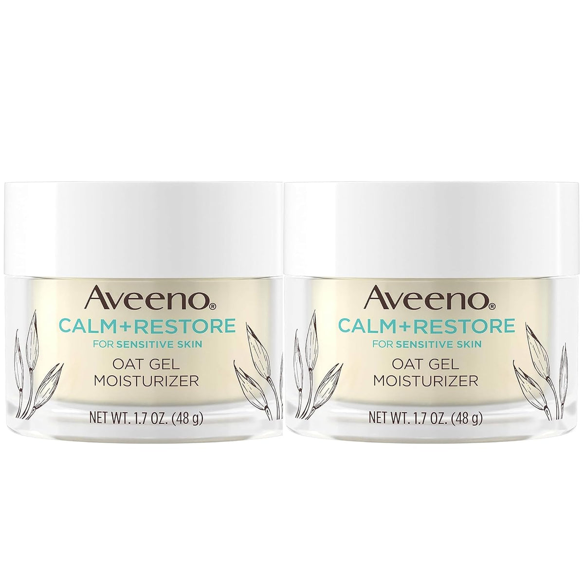 Aveeno Calm + Restore Triple Oat Hydrating Face Serum for Sensitive Skin Gentle and Lightweight