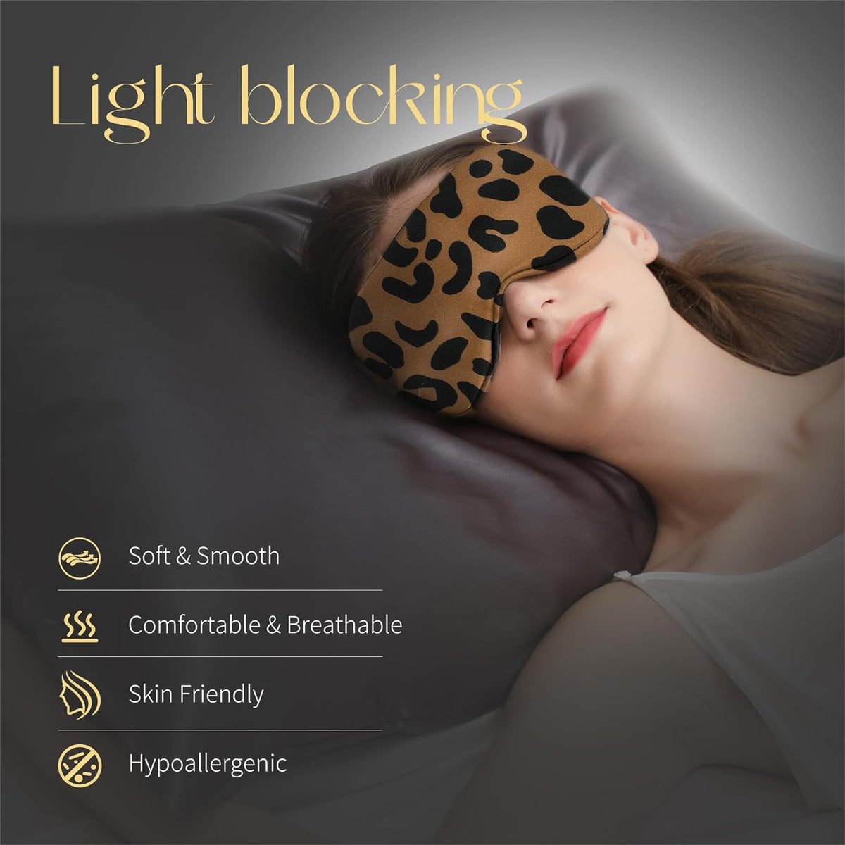 ZIMASILK Adjustable 100% 22 Momme Mulberry Silk Sleep Mask for Sleeping, Filled with Premium