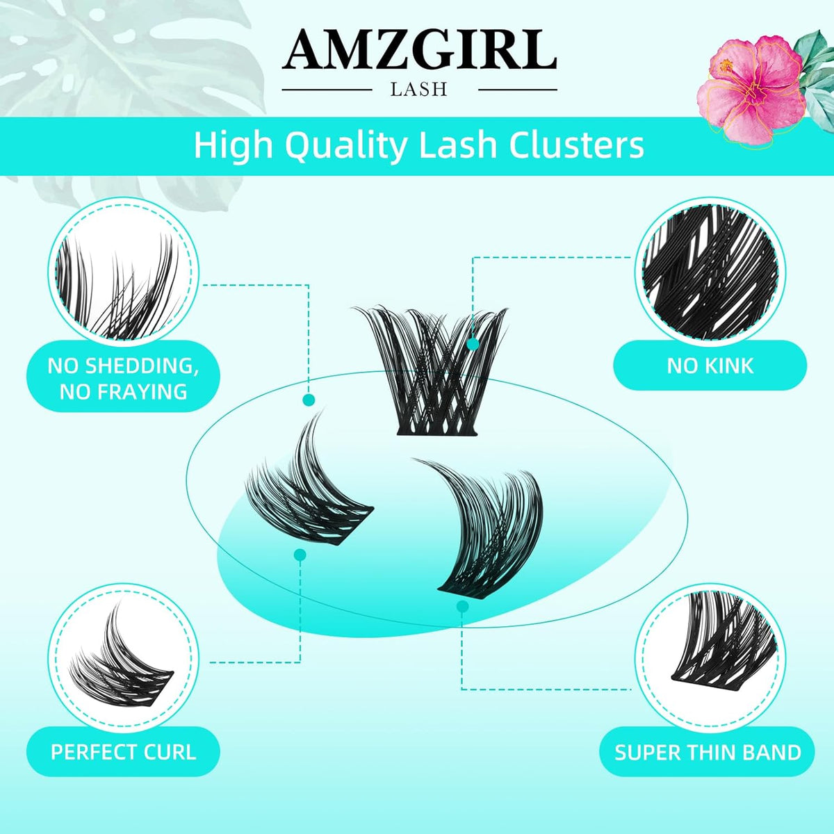 Lash Clusters Wet Look 168Pcs Eyelash Cluster Ultra-Thin Lash Band Eyelashes Extensions Spiky Anime