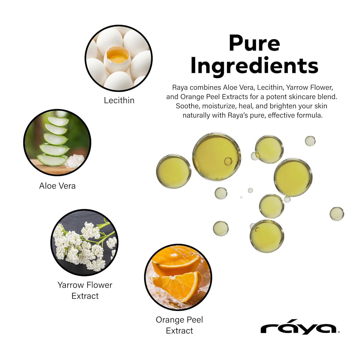 RAYA Advanced Anti-Aging Face Serum | Radiance-Boosting, Lightening Serum for All Skin Types |