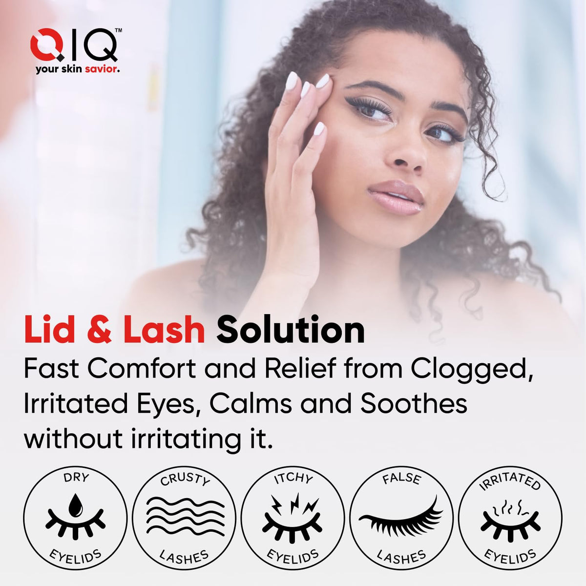 Eyelash and Eyelid Cleanser – High Purity Hypochlorous Eye Wash Solution, Lid and Lash Cleanser