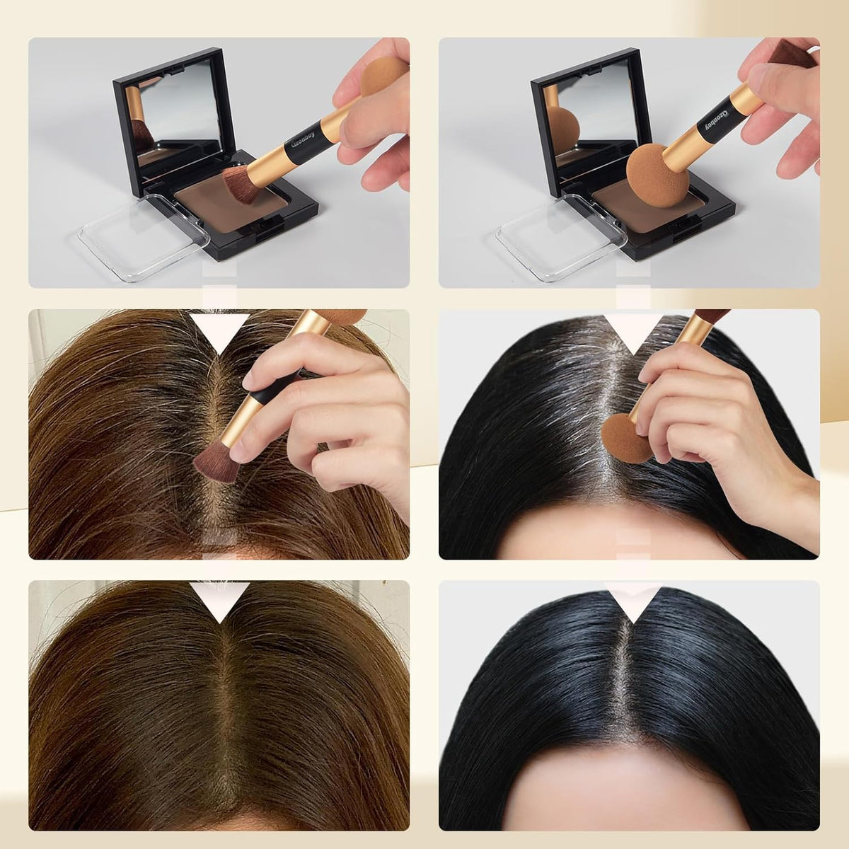 Root Touch Up Hair Color,Hair Fibers for Thinning Hair,Cruelty Free Hairline Powder - Instantly