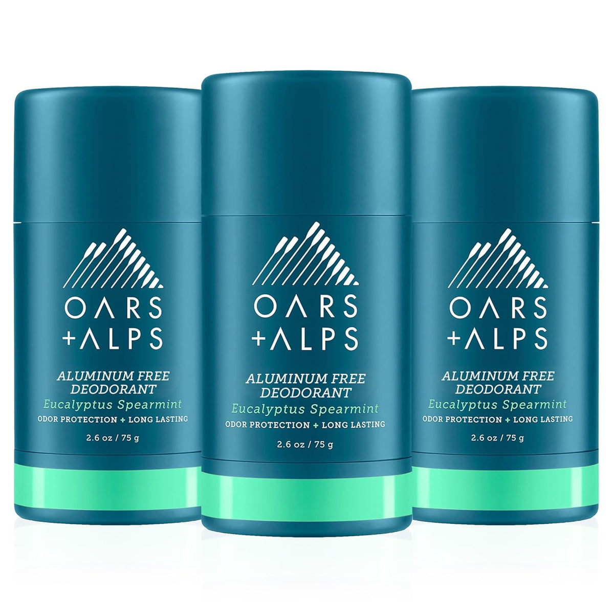 Oars + Alps Aluminum Free Deodorant for Men and Women, Dermatologist Tested and Made with Clean